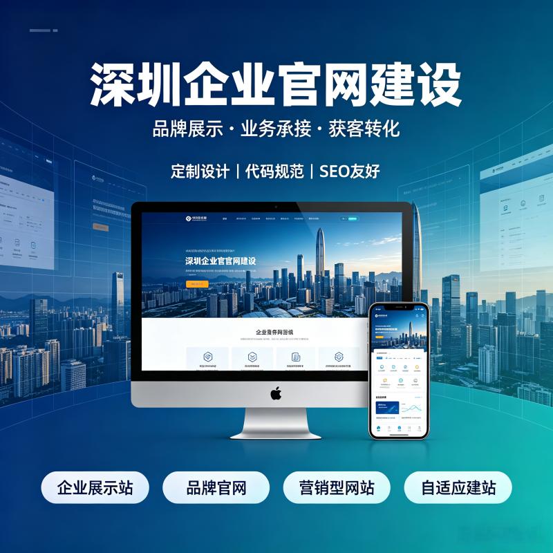 深圳企业官网建设｜定制网站制作产品咨询