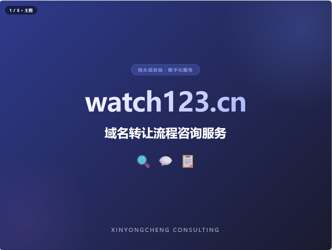【watch123.cn】域名转让流程咨询服务