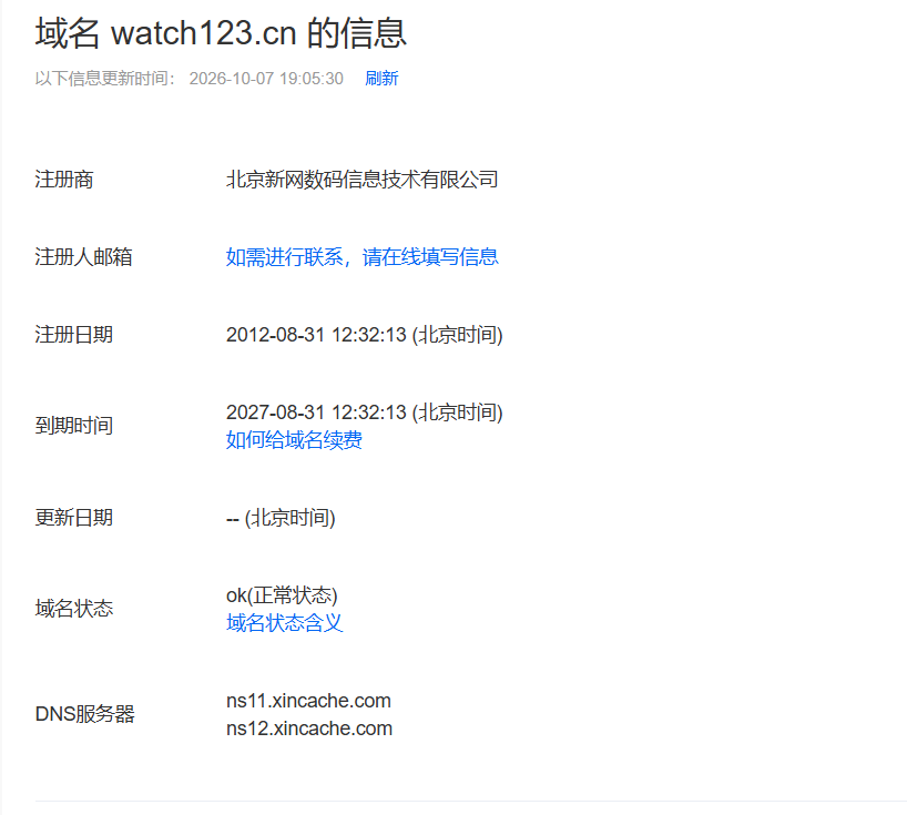 【watch123.cn】域名转让流程咨询服务 - 信永成咨询