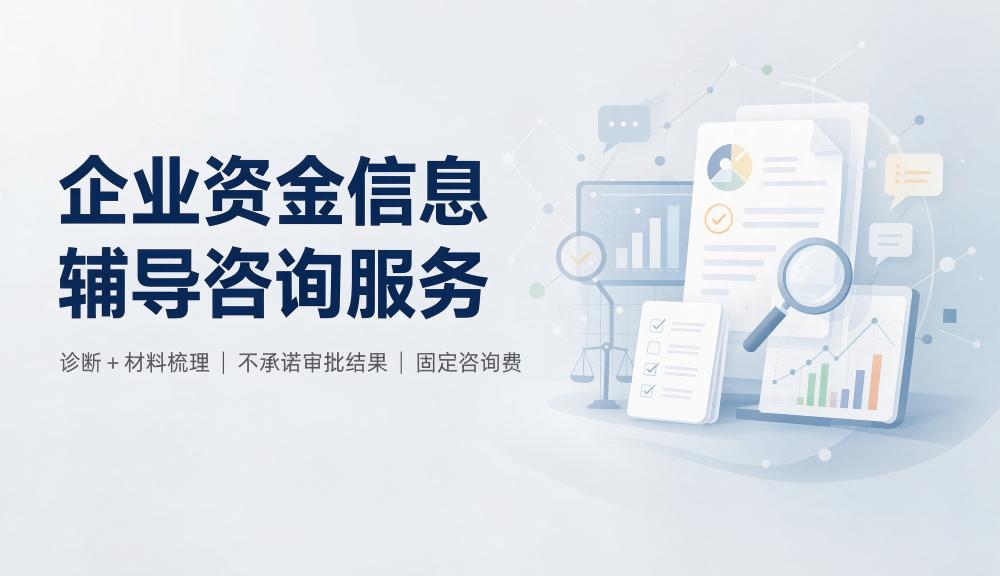 企业资金信息辅导咨询服务
