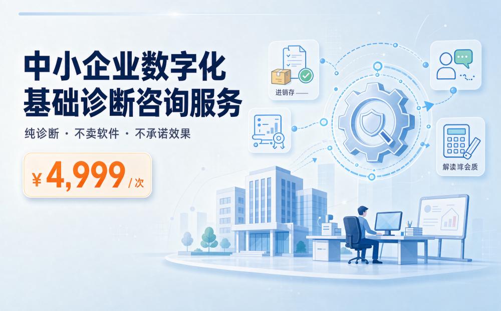 中小企业数字化基础诊断咨询服务